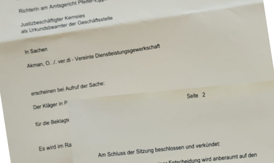 Anfechtung der Bundesfachbereichskonferenz Handel: Gericht verkündet Entscheidung am 23. Oktober