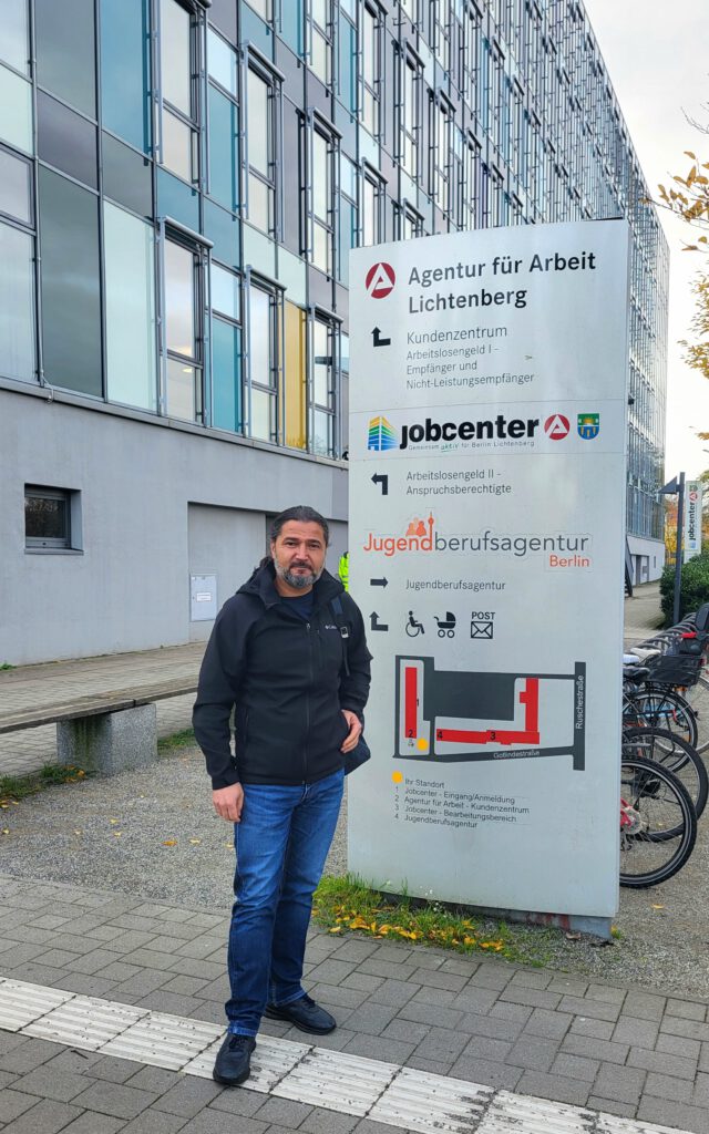 Kein schöner Weg: Ich war heute bei der Arbeitsagentur. Foto: privat